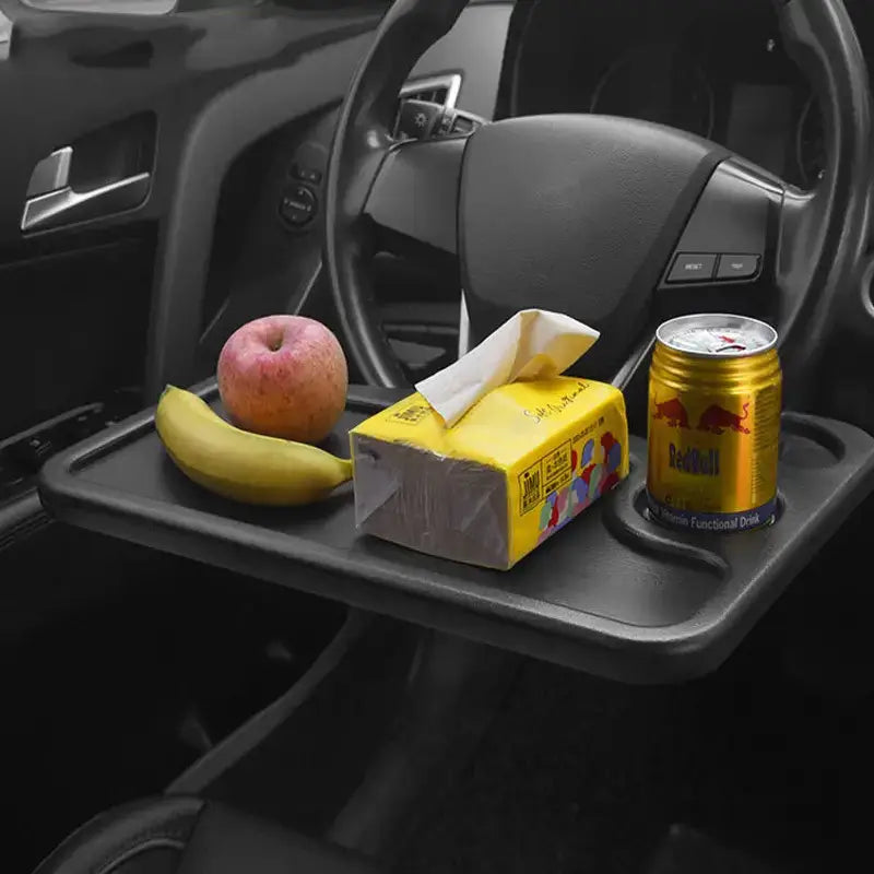 Steering Wheel Tray - Car Table for Eating & Working