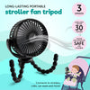 Load image into Gallery viewer, Stroller Fan - Top Rated Stroller Fan -Rechargeable Portable Fan for Stroller, Crib, Pram