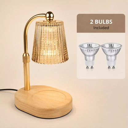 Candle warmer lamp with timmer and dimmer sold with 2 bulbs