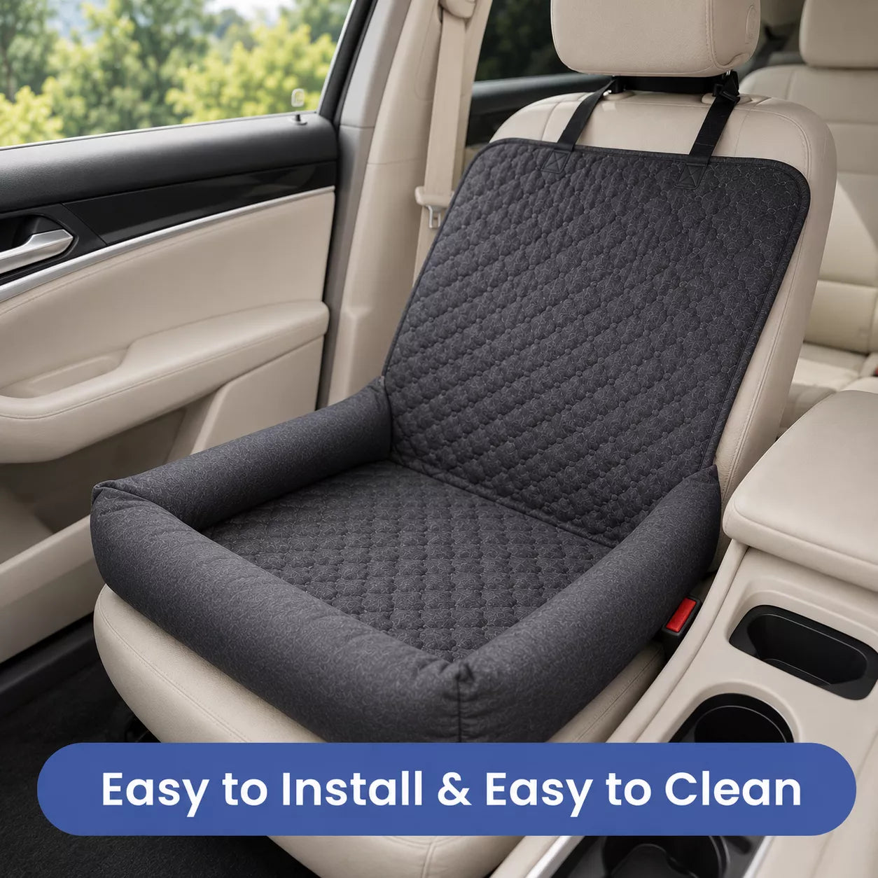 Dog Car Seat Bed –  Travel Booster for Small Dogs