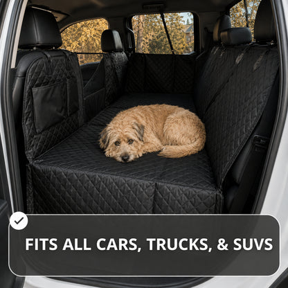 Hard Bottom Dog Car Seat Cover - Waterproof Dog Seat Protector For Cars
