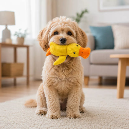 Duck Toy for Dogs - Quacking Plush Duck Dog Toy