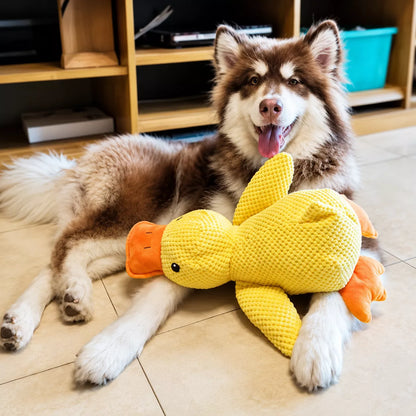 Duck Toy for Dogs - Quacking Plush Duck Dog Toy