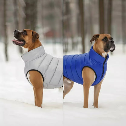 Dog Puffer Jacket Waterproof 3-Layered Dog Winter Coat