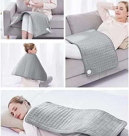 Electric Heating Pad - Massaging Weighted Heating Pad 30 x 60cm