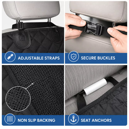 Front Car Seat Cover for Dogs -  Waterproof Car Seat Protector for Dogs