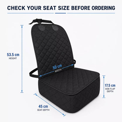 Front Car Seat Cover for Dogs -  Waterproof Car Seat Protector for Dogs