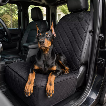 Front Car Seat Cover for Dogs -  Waterproof Car Seat Protector for Dogs