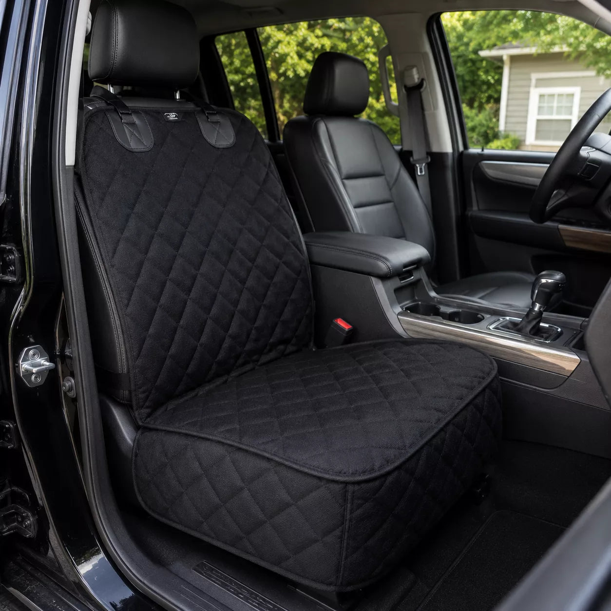 Front Car Seat Cover for Dogs -  Waterproof Car Seat Protector for Dogs