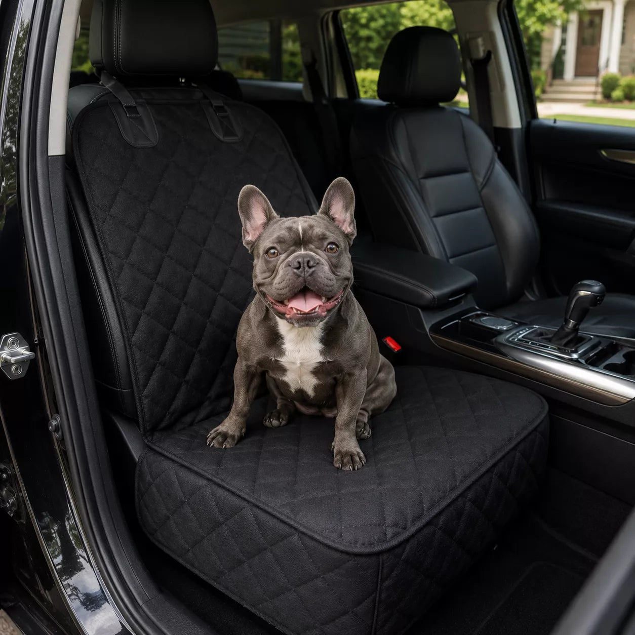 Front Car Seat Cover for Dogs -  Waterproof Car Seat Protector for Dogs
