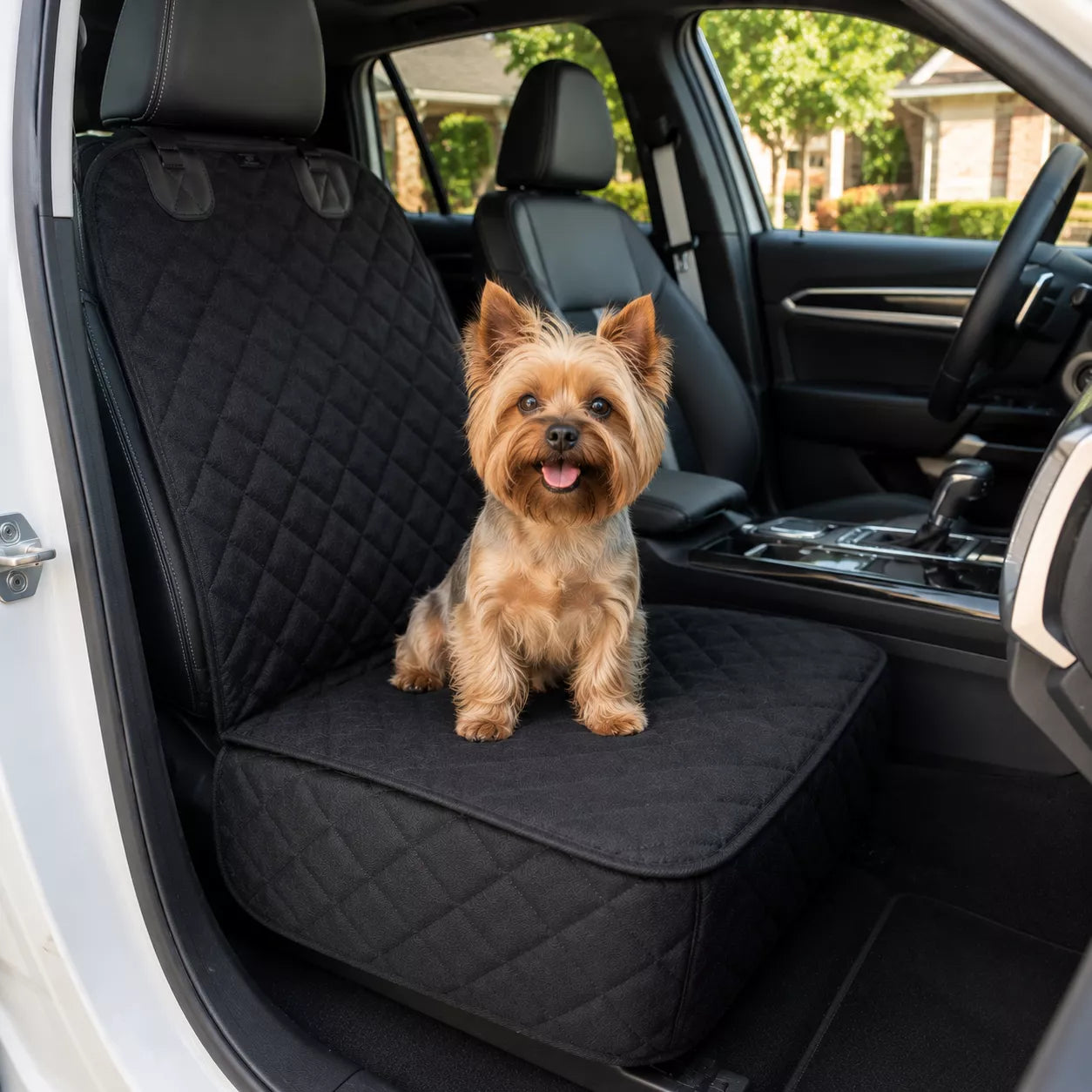Front Car Seat Cover for Dogs -  Waterproof Car Seat Protector for Dogs
