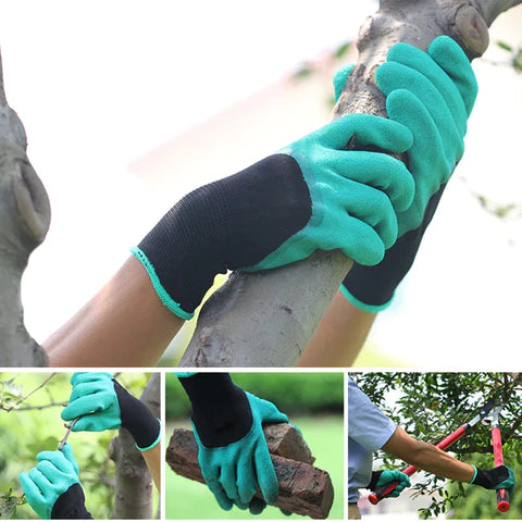 Garden Gloves with Claws - Garden Claws for Digging, Planting, Raking