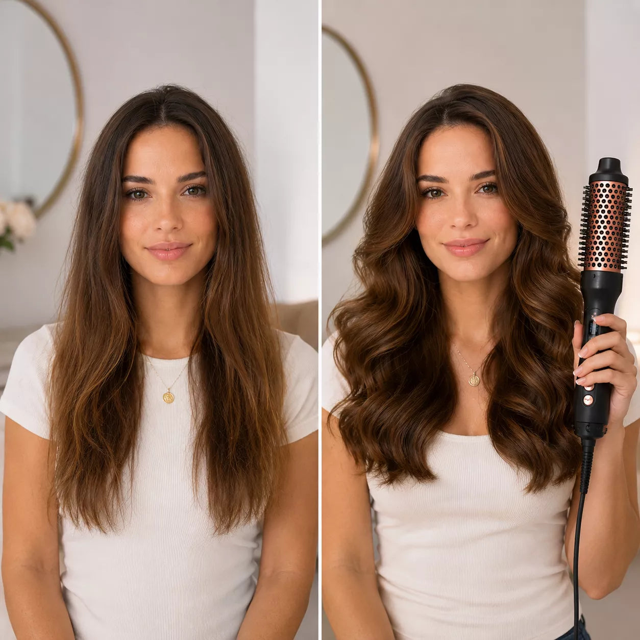 Infrared Heated Round Brush – Ionic Thermal Blowout Brush 