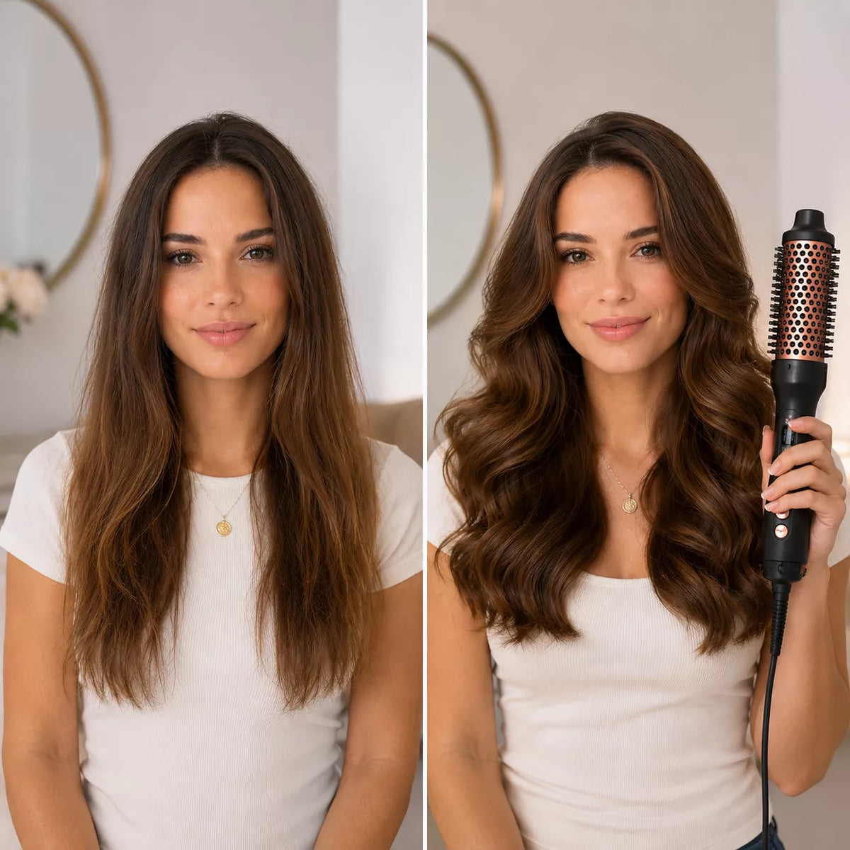 Infrared Heated Round Brush – Ionic Thermal Blowout Brush 