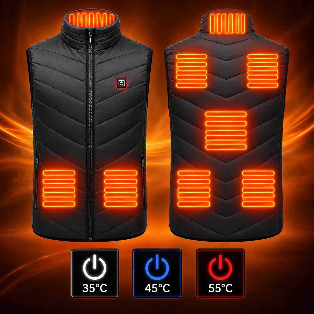 best heated vest Heated vest for women and heated vest for men 