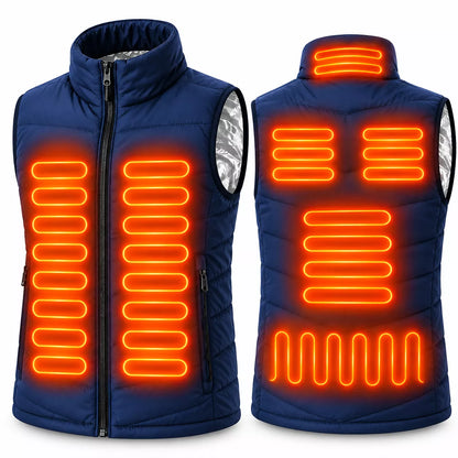 Heated Vest for Men & Women - 9 Heating Zones