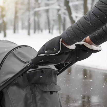 Stay Warm on Walks With a Warm Fleece Stroller Hand Muff