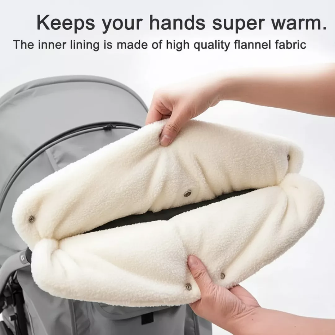 Stay Warm on Walks With a Warm Fleece Stroller Hand Muff