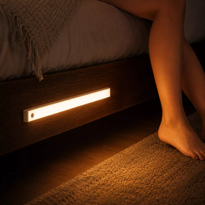Rechargeable motion sensor night light for night time illumination