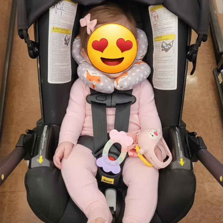 Infant Head Support Pillow for Car Seats & Strollers