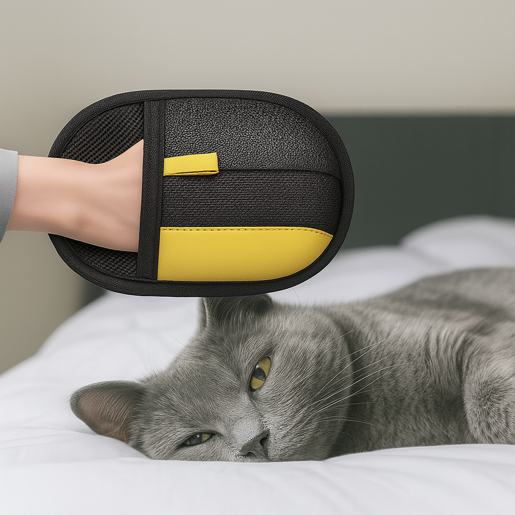 Pet Hair Remover Glove -  Electrostatic Hair Removal Glove for Effortless Pet Hair Removal