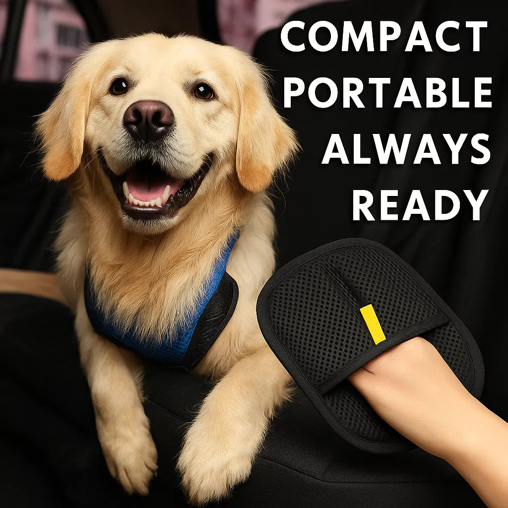 Pet Hair Remover Glove -  Electrostatic Hair Removal Glove for Effortless Pet Hair Removal