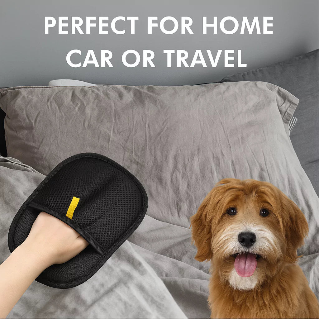 Pet Hair Remover Glove -  Electrostatic Hair Removal Glove for Effortless Pet Hair Removal