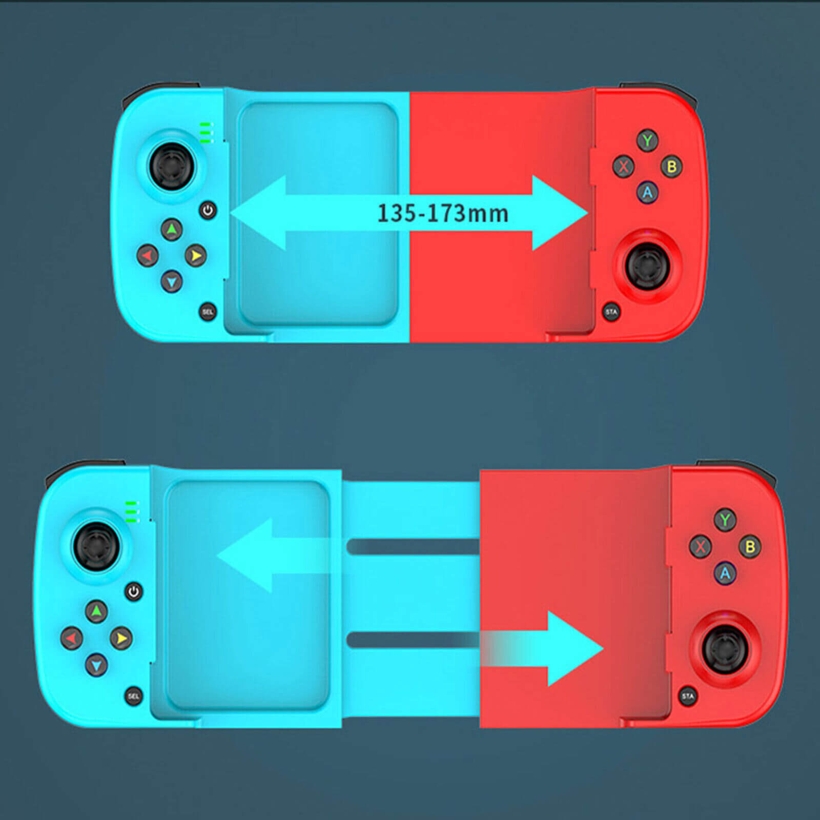 Stretch to FIt- Ergonomic Phone Gaming Controller