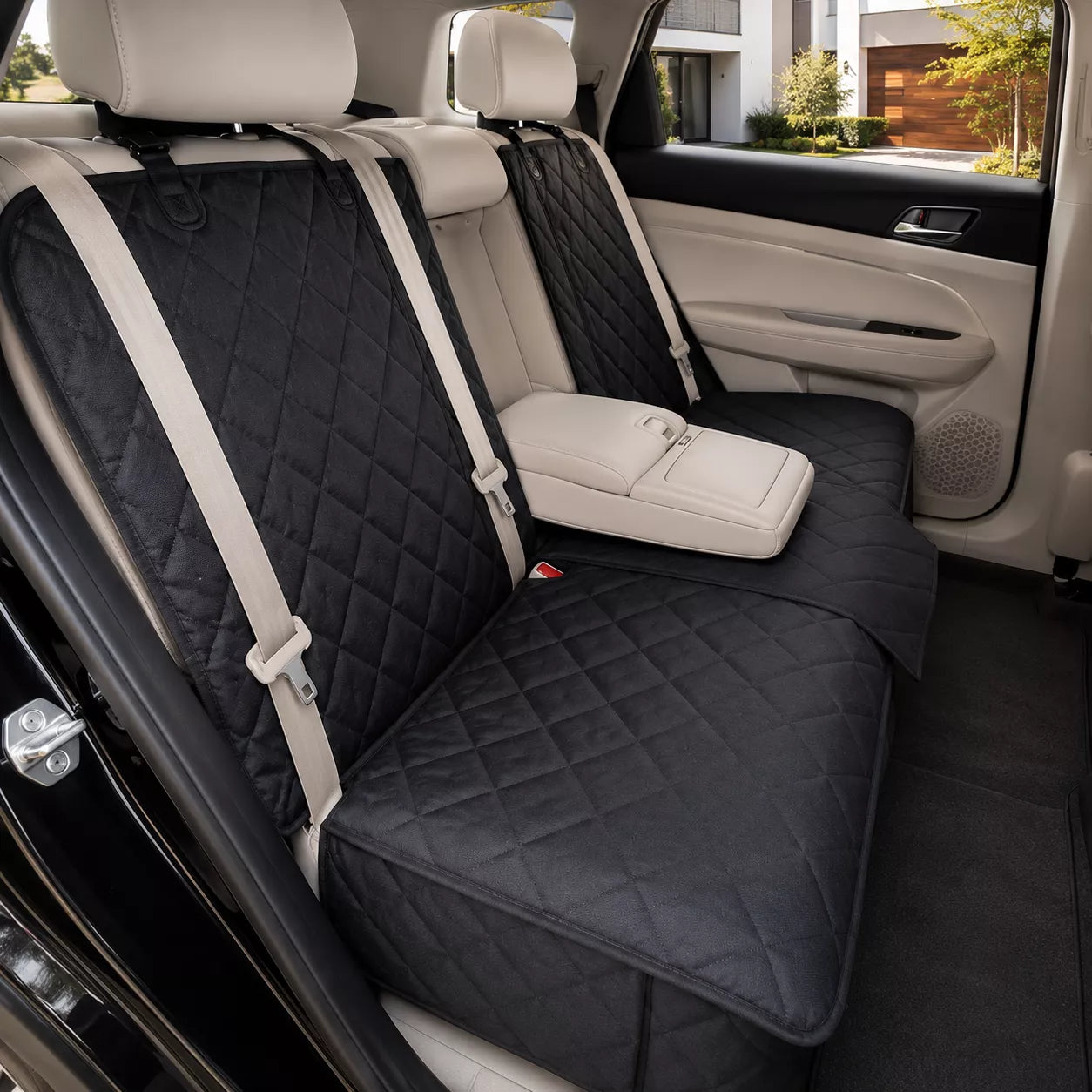 Rear Seat Dog Cover – Waterproof Back Seat Protector for Dogs