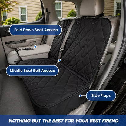 Rear Seat Dog Cover – Waterproof Back Seat Protector for Dogs