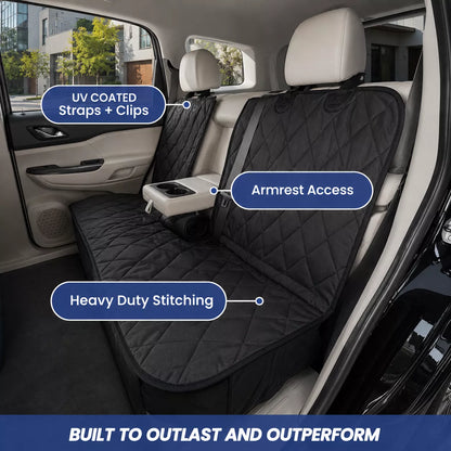 Rear Seat Dog Cover – Waterproof Back Seat Protector for Dogs