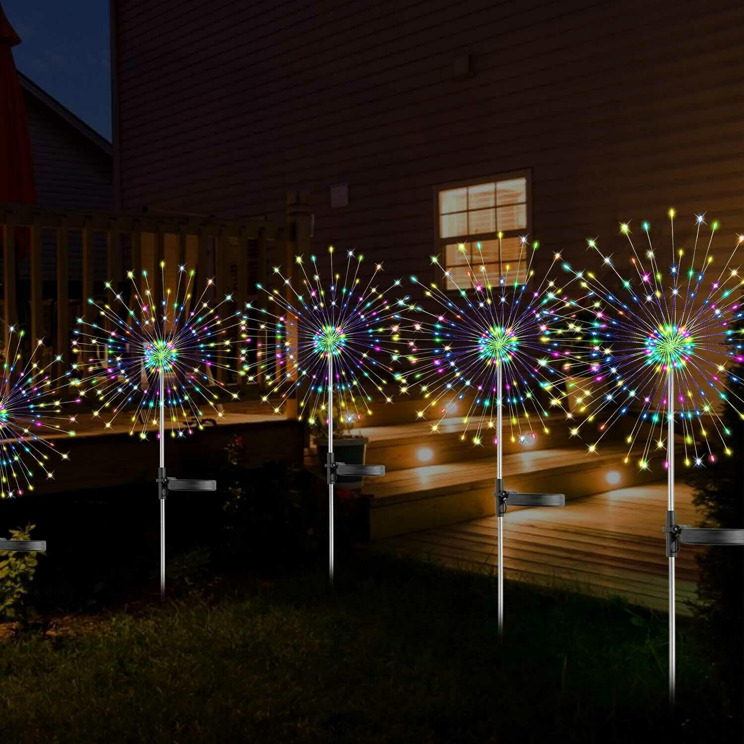 Waterproof Solar Firework Garden Lights