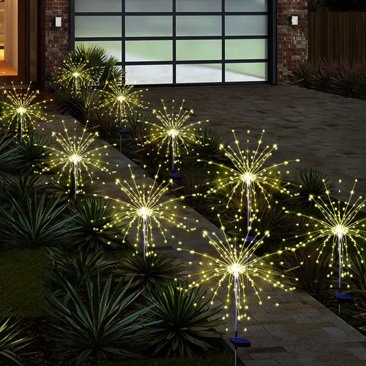 Waterproof Solar Firework Garden Lights