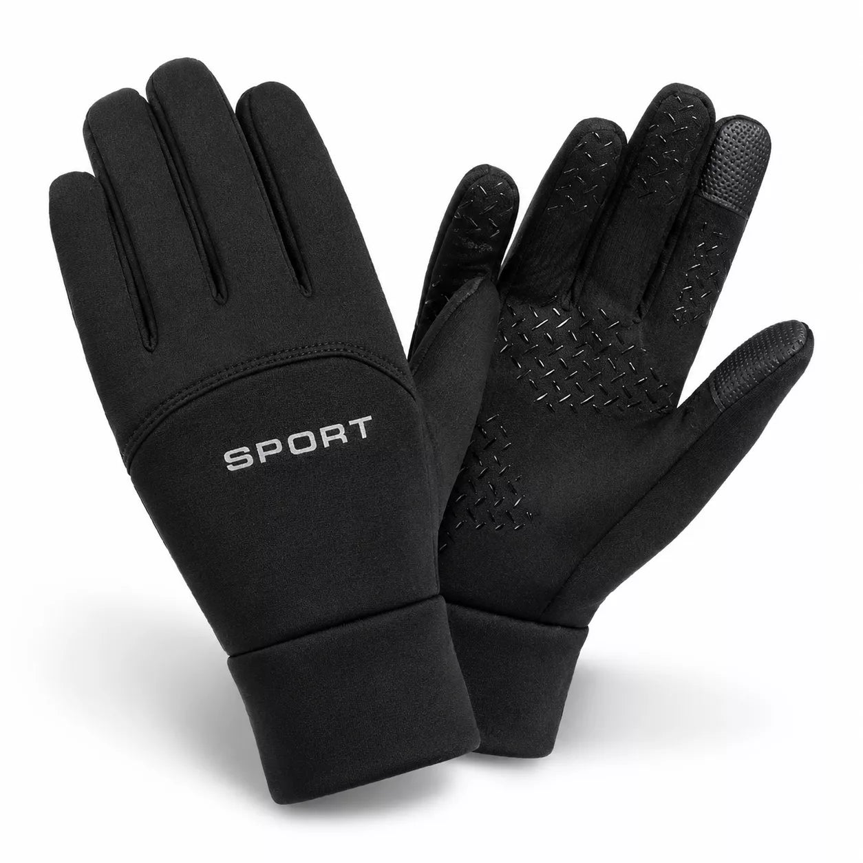 Touchscreen Thermal Gloves – Water Resistant Fleece-Lined Winter Gloves
