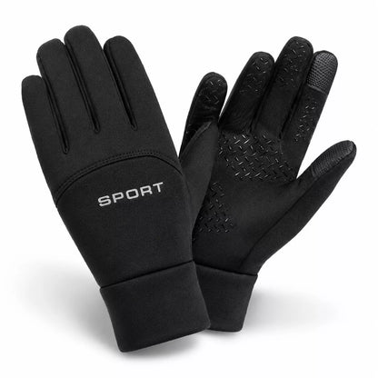 Touchscreen Thermal Gloves – Water Resistant Fleece-Lined Winter Gloves