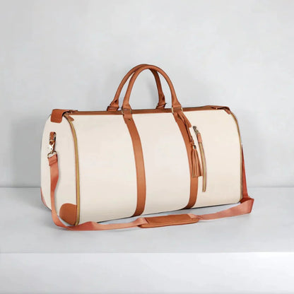 Duffel Weekender Bag  - The Perfect Getaway Bag, Duffel Bag with Garment Bag