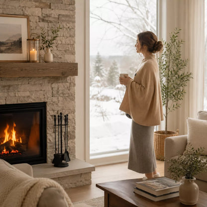 USB Heated Shawl - Wearable Heated Blanket with 3 Heat Settings