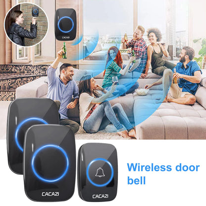 Wireless Doorbell System - Electronic Door Bell with Chime