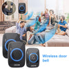 Wireless Doorbell System - Electronic Door Bell with Chime
