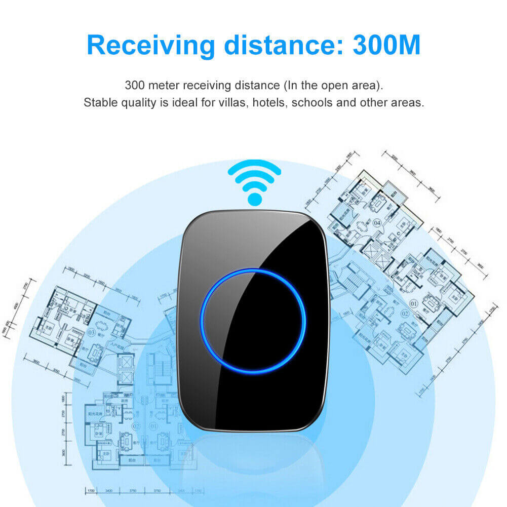 Enhanced Wireless Doorbell With Impressive Range