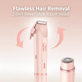2-in-1 Women's Electric Razor – Silky Smooth Bikini Hair Trimmer, No Irritation