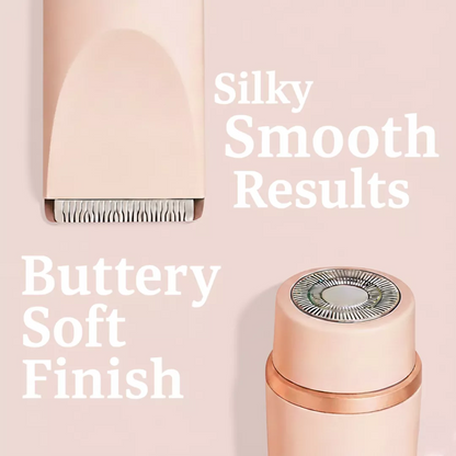 2-in-1 Women's Electric Razor – Silky Smooth Bikini Hair Trimmer, No Irritation
