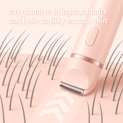 2-in-1 Women's Electric Razor – Silky Smooth Bikini Hair Trimmer, No Irritation
