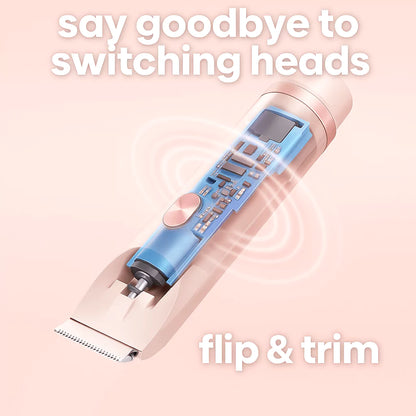 2-in-1 Women's Electric Razor – Silky Smooth Bikini Hair Trimmer, No Irritation