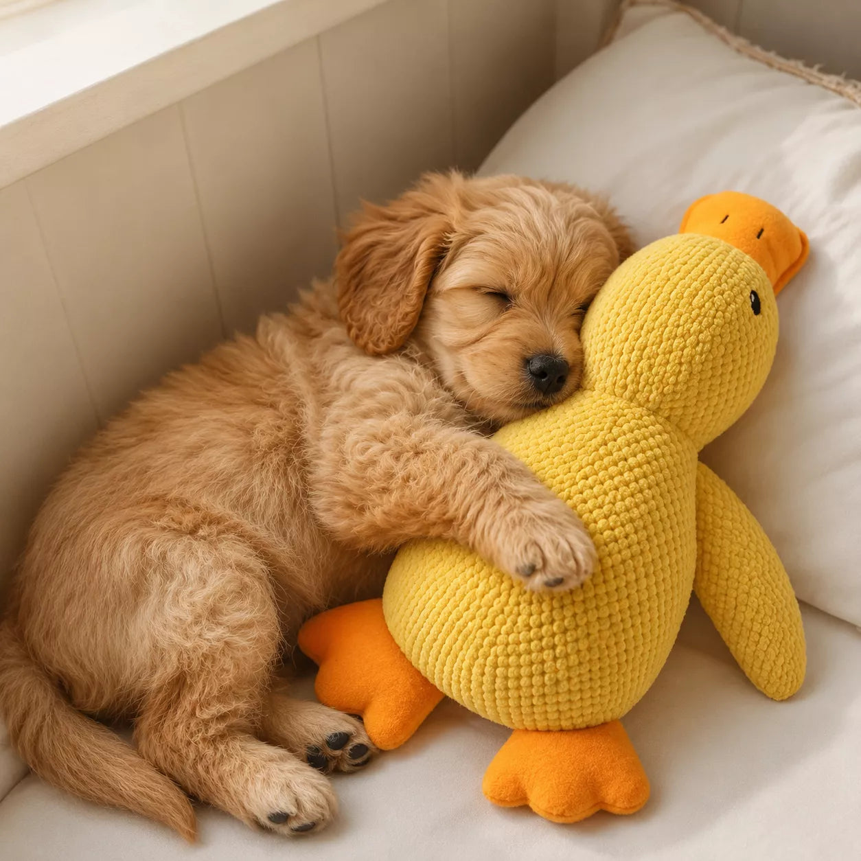 Duck Toy for Dogs - Quacking Plush Duck Dog Toy