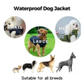 Waterproof Dog Raincoat - Water Resistant Dog Jacket with Harness