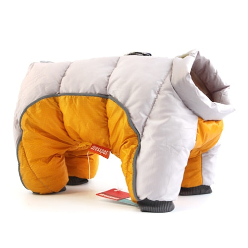 Dog Winter Coat - Full-length Dog Snowsuit, Warm Dog Jacket