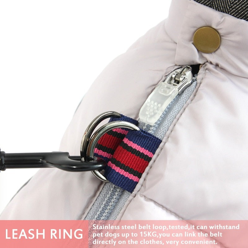 Dog Winter Coat - Full-length Dog Snowsuit, Warm Dog Jacket