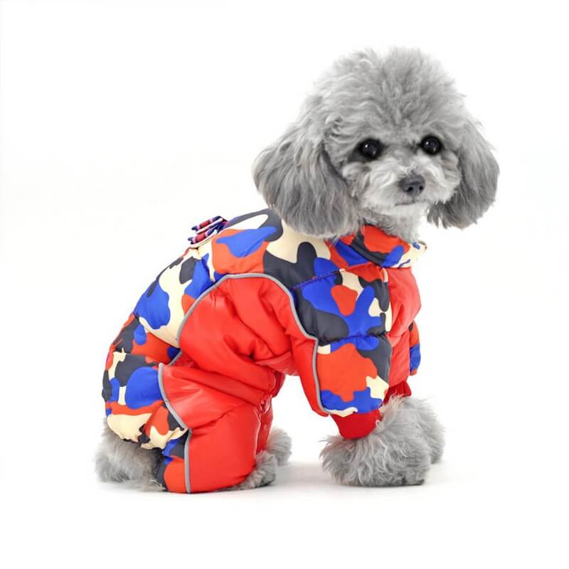 Dog Winter Coat - Full-length Dog Snowsuit, Warm Dog Jacket For Winter