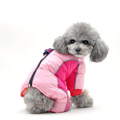 Dog Winter Coat - Full-length Dog Snowsuit, Warm Dog Jacket